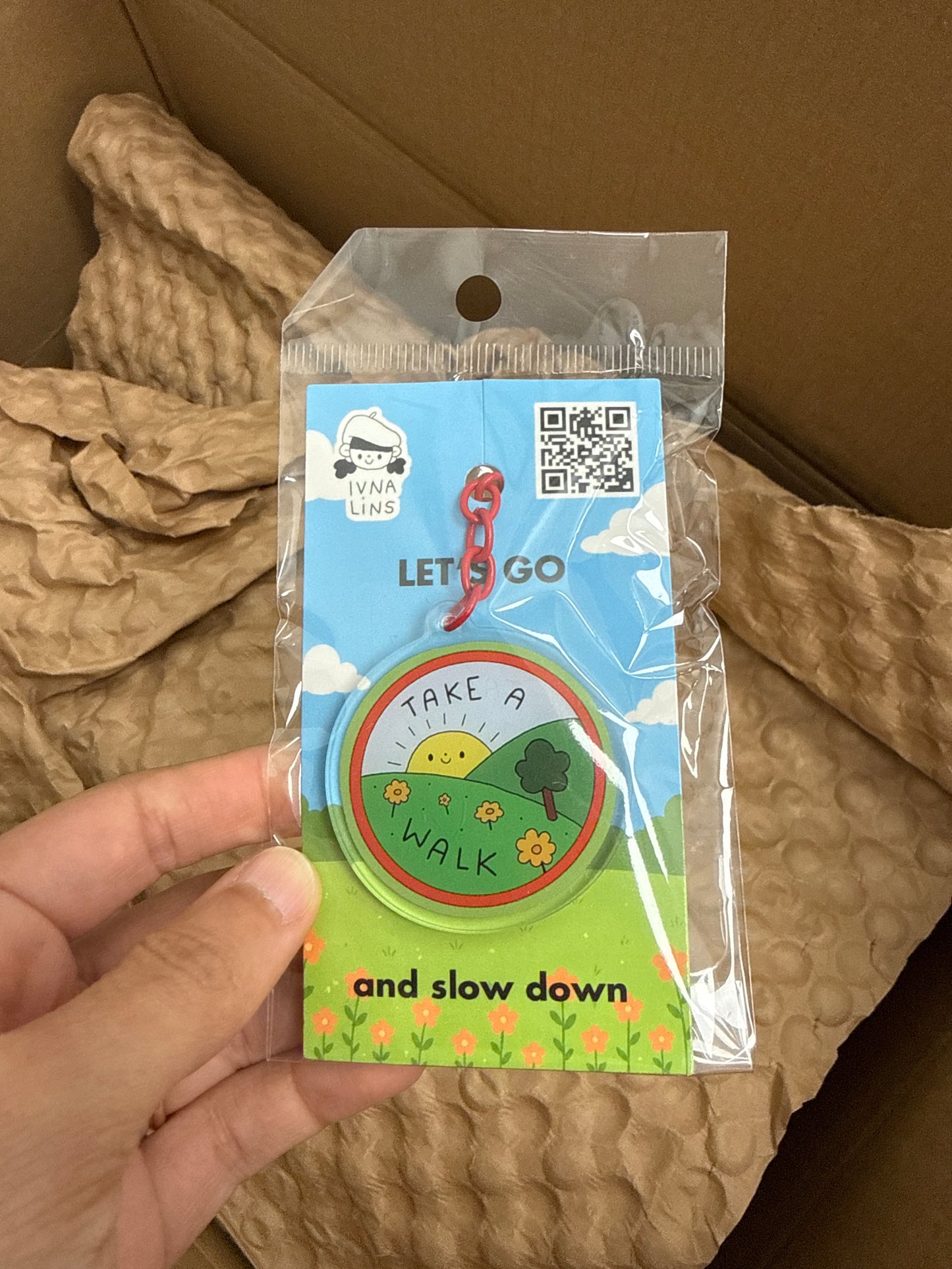 "Take A Walk" Keychain