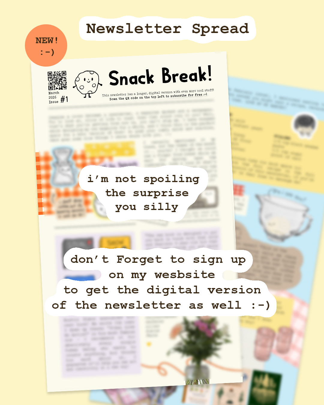 "Snack Break" March Mail Club