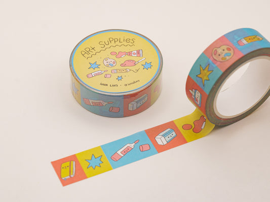 "Art Supplies" Washi Tape