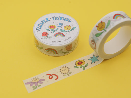 "Flower Friends" Washi Tape