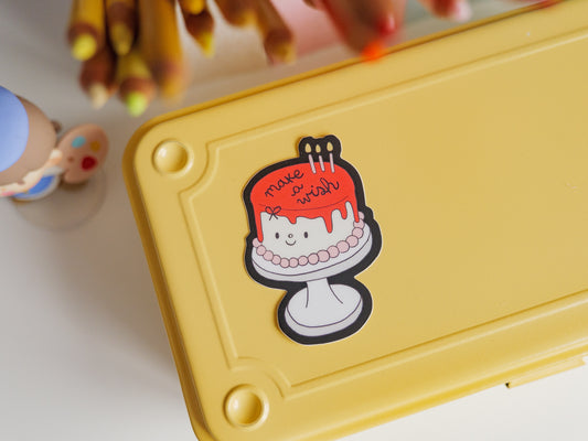 "Make A Wish" Sticker