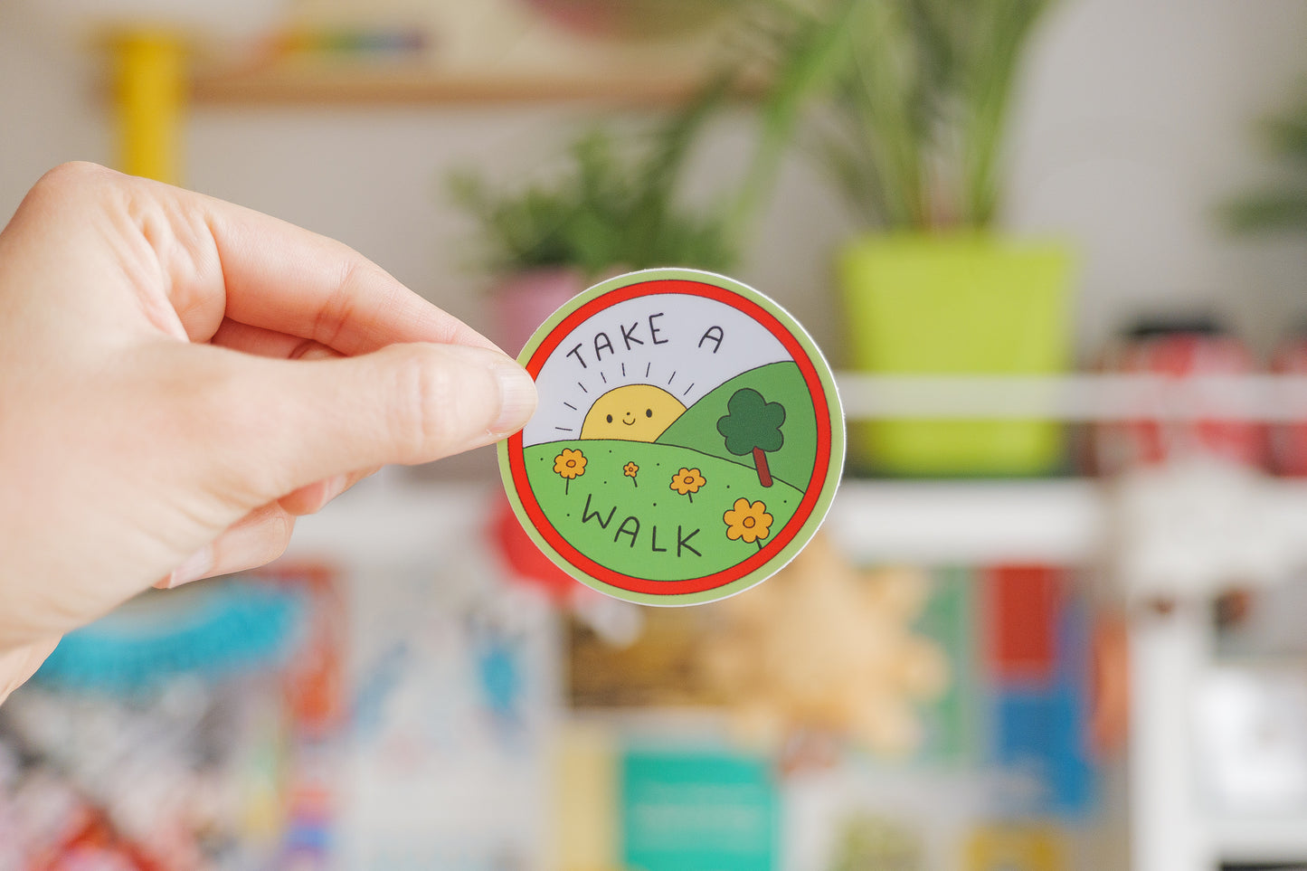 "Take a Walk" Sticker