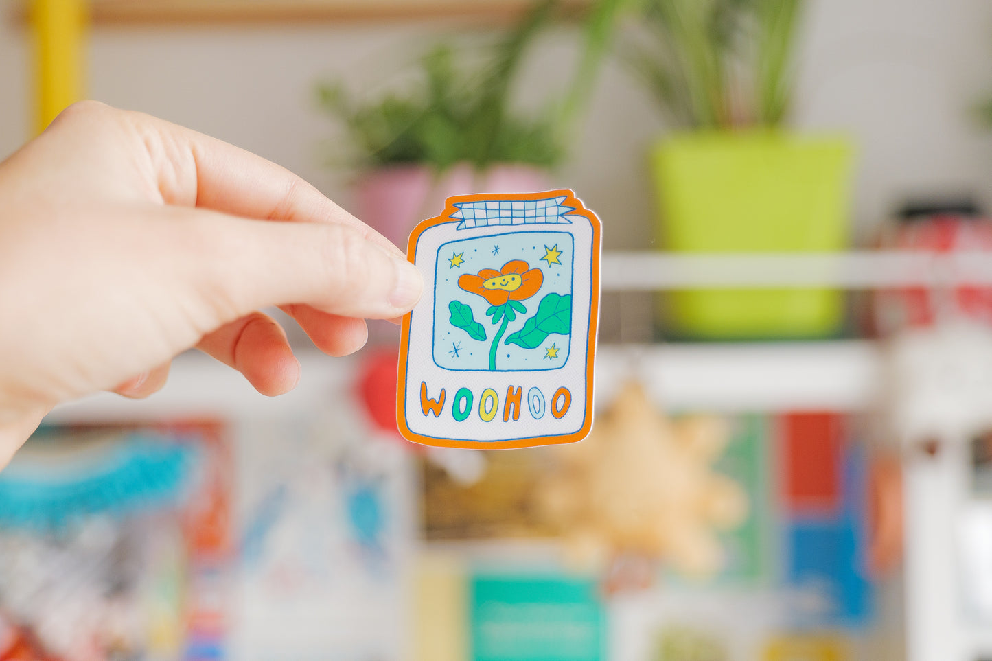 "Woohoo" Sticker