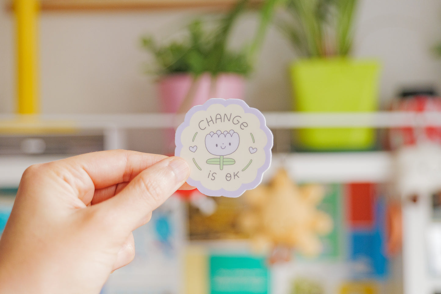 "Change Is Ok" Sticker