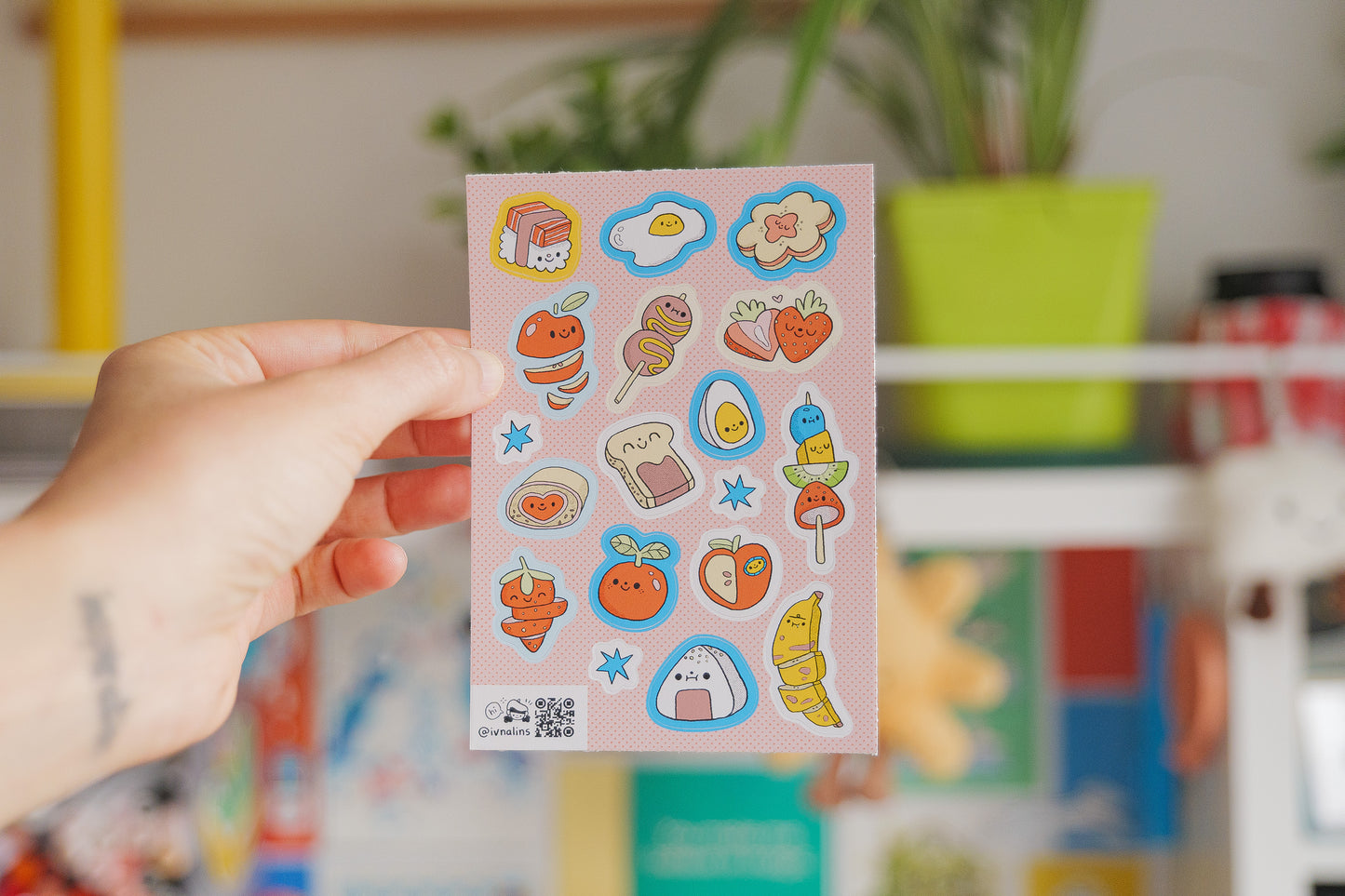 "Foodie" Sticker Sheet