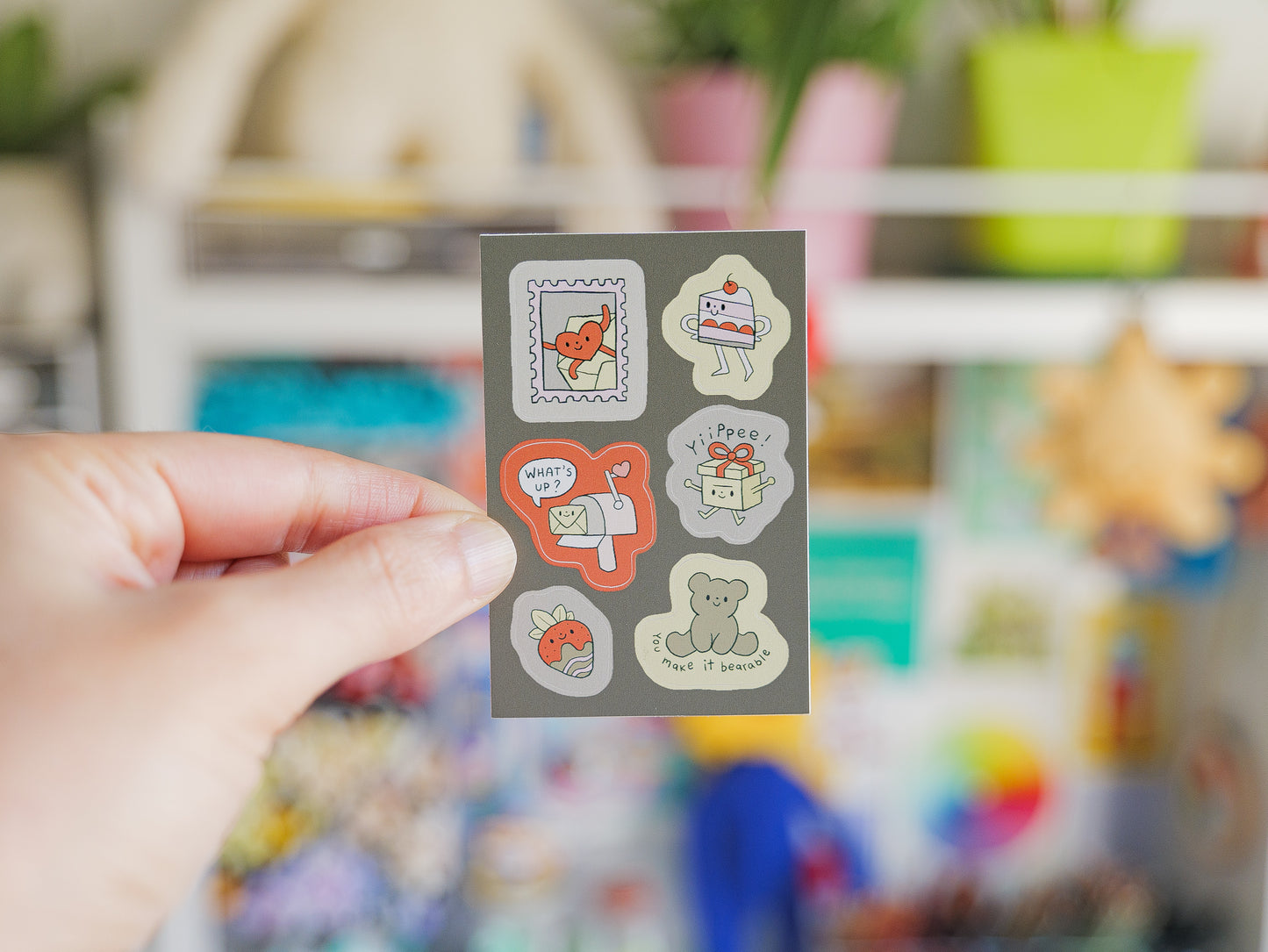 "Happy Mail" Mini Sticker Sheet