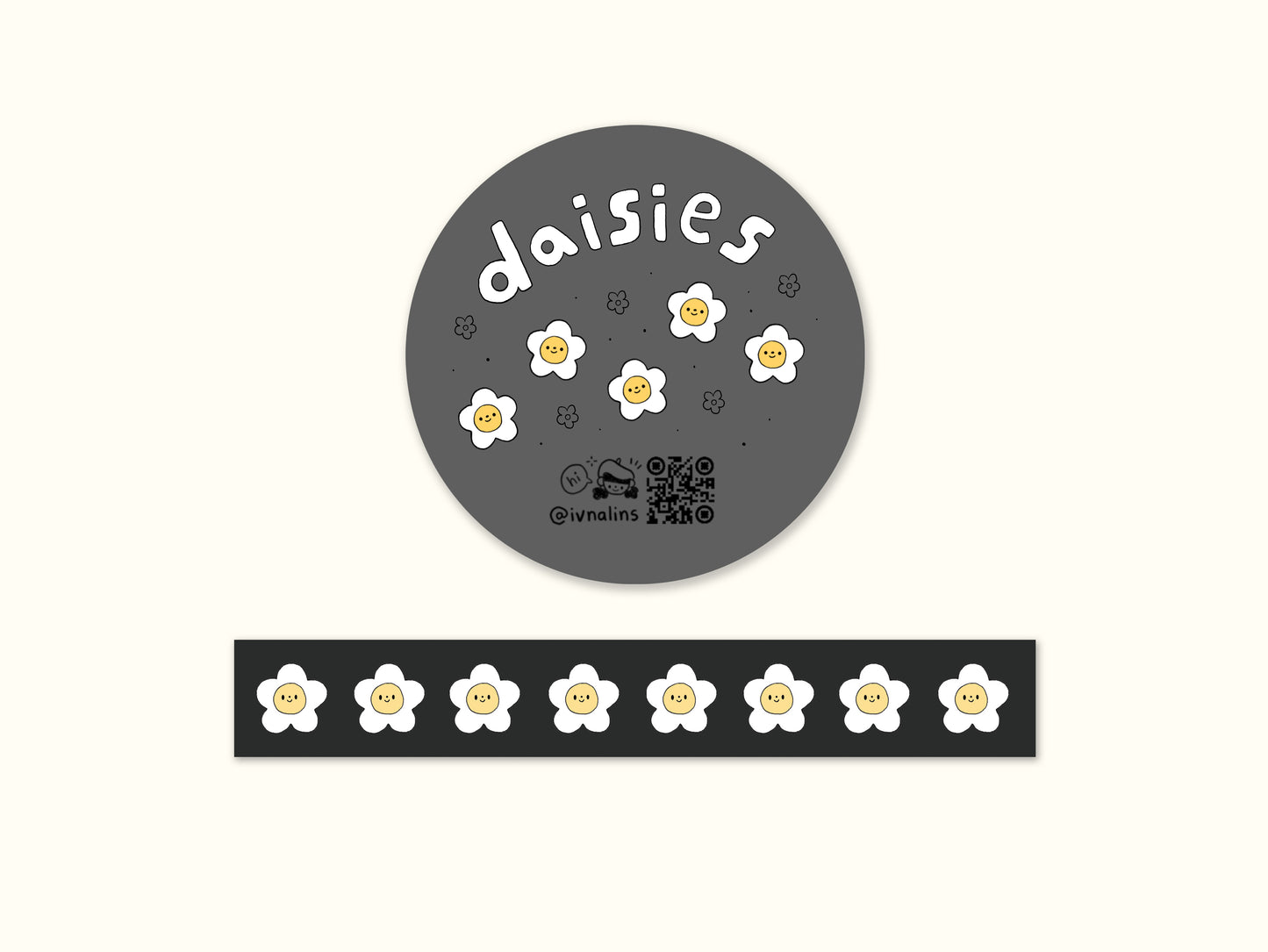 "Daisies" Washi Tape