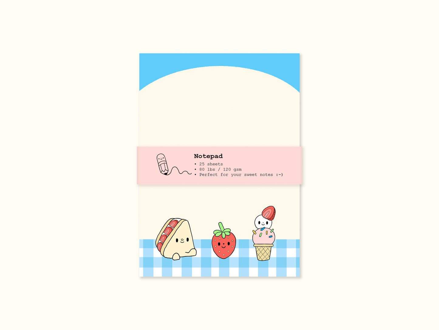 "Summer Picnic" Notepad