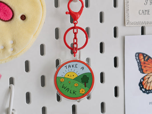 "Take A Walk" Keychain
