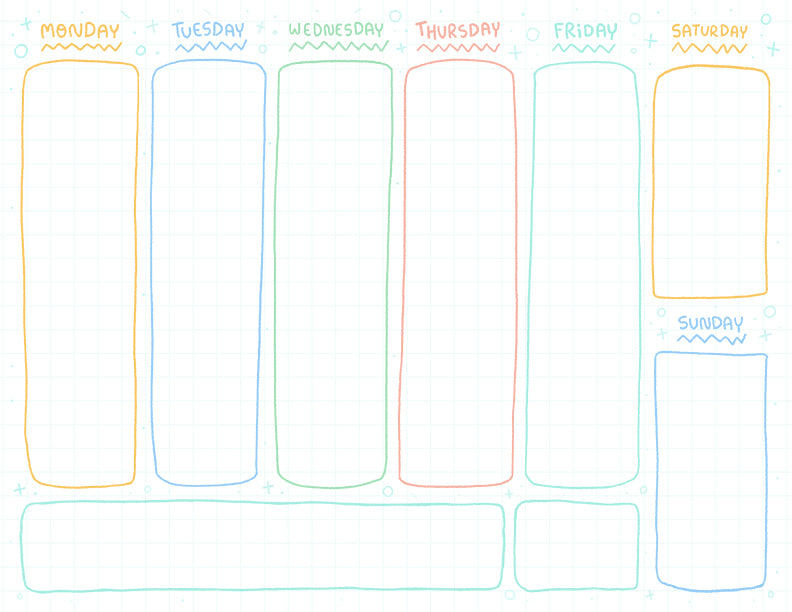 Weekly Planner Printable Set