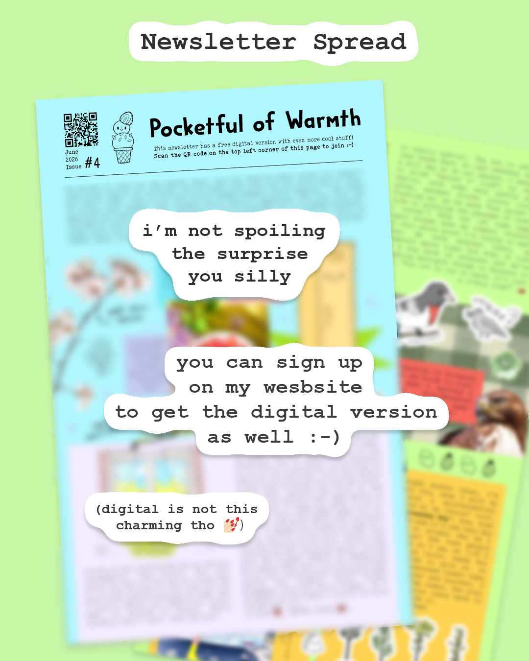 June Theme - "Pocketful of Warmth"