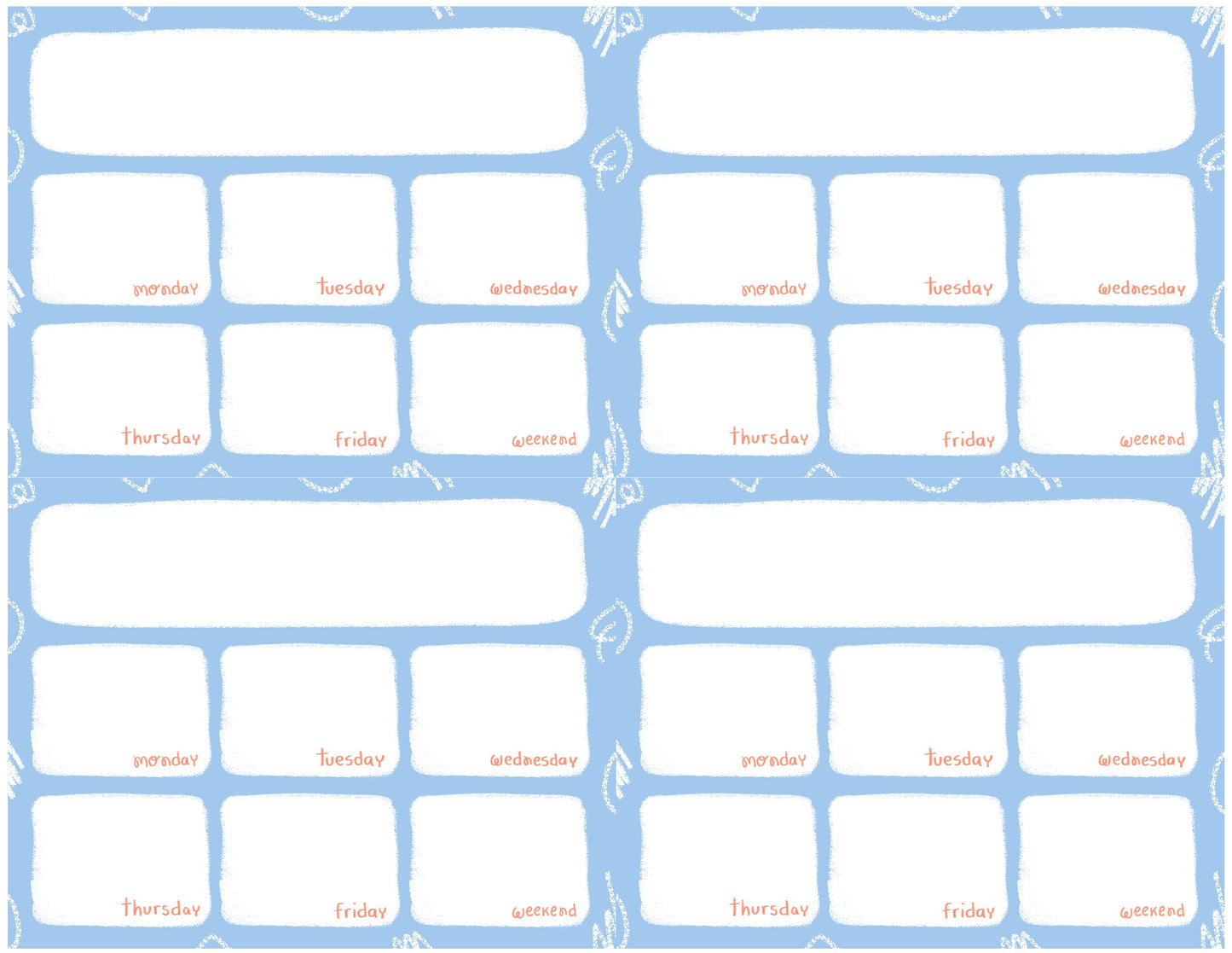 Printable Planning Set Bundle