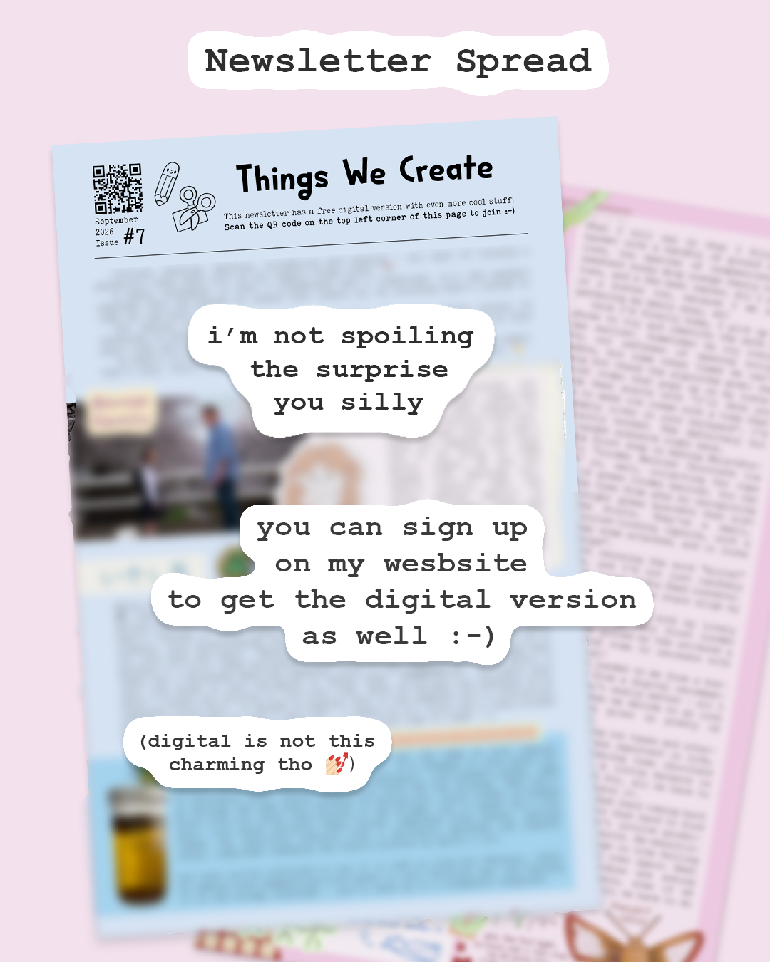 September Theme - "Things We Create"
