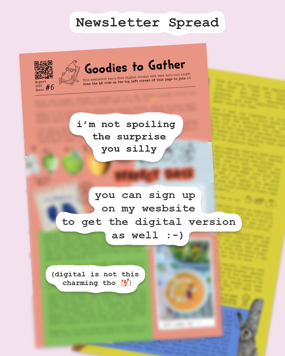 August Theme - "Goodies To Gather"