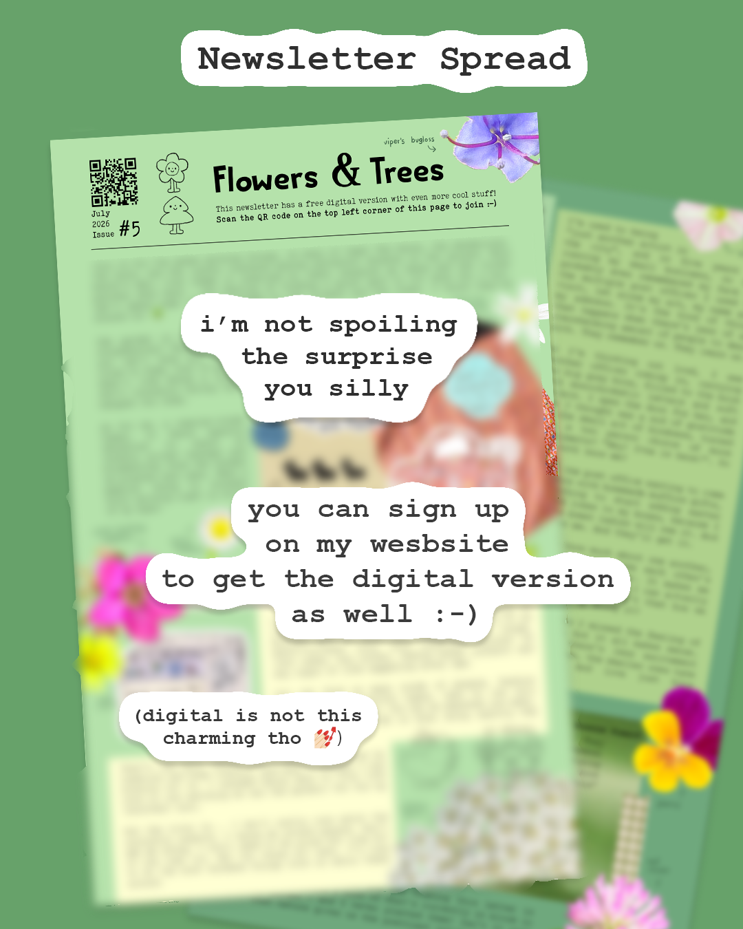 "Flowers & Trees" July Mail Club