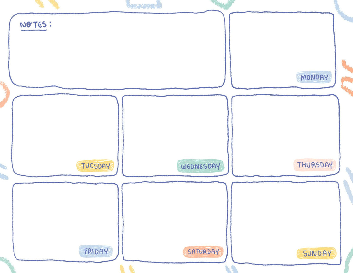 Weekly Planner Printable Set