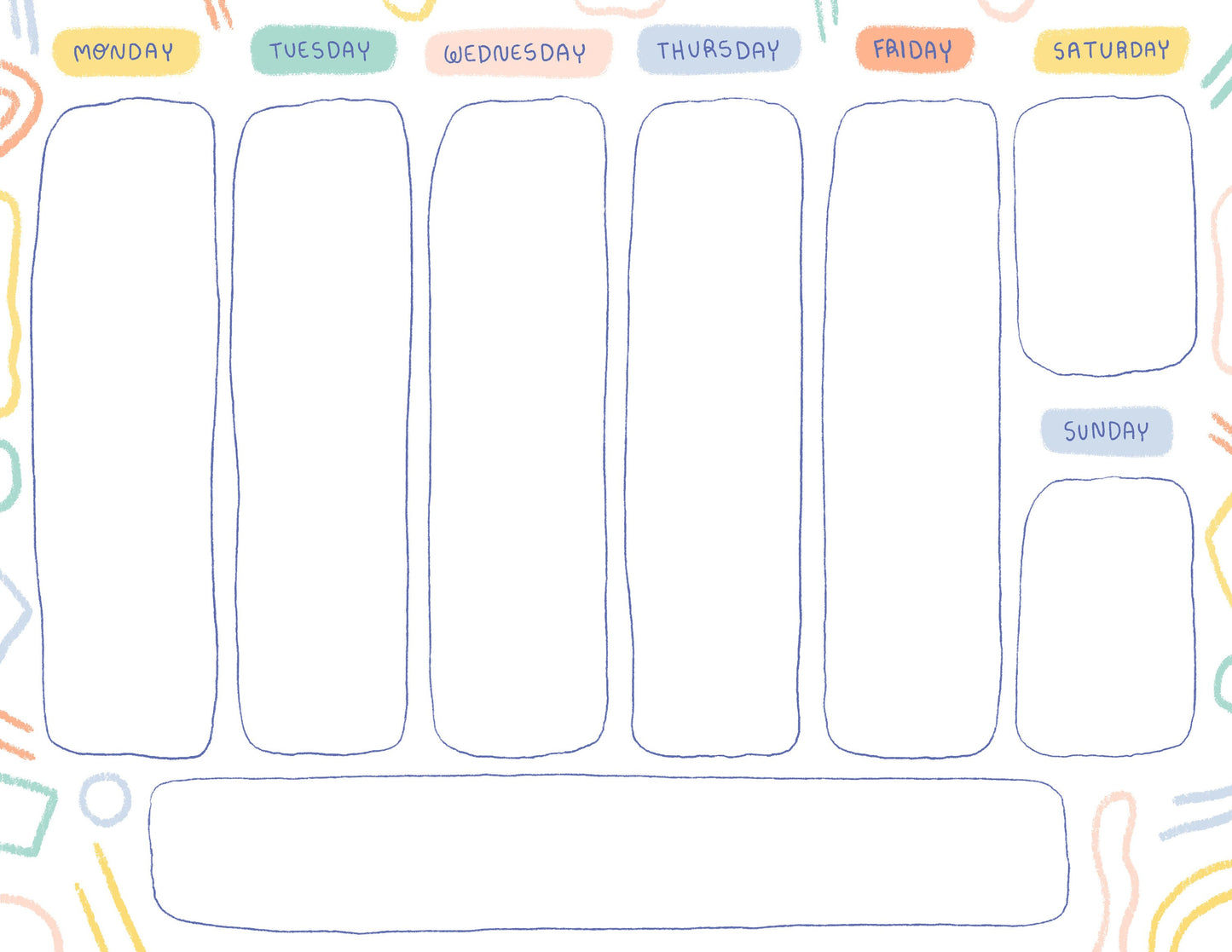 Weekly Planner Printable Set