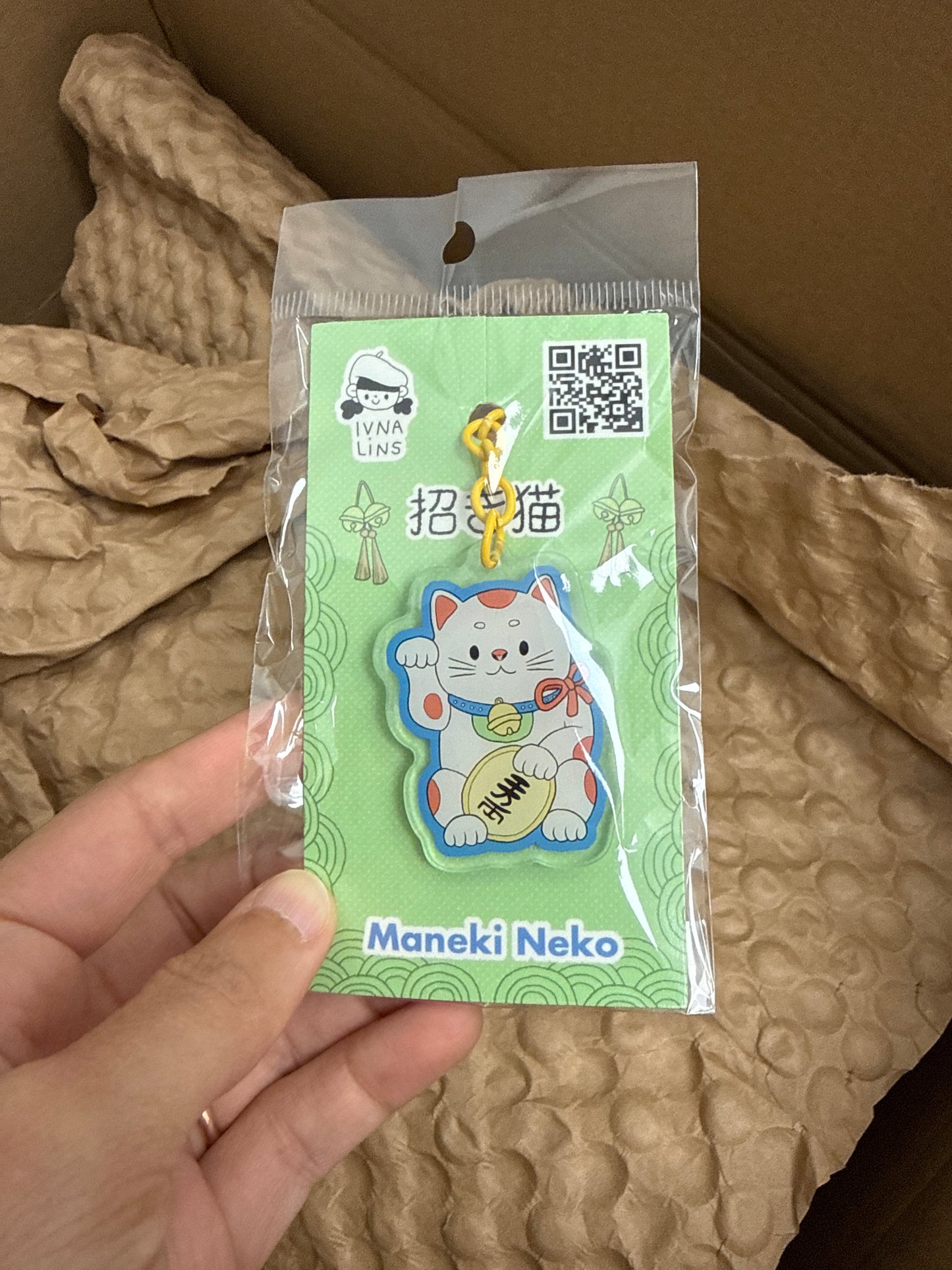 "Maneki Neko" Keychain