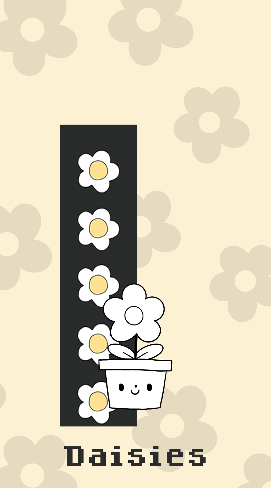 "Daisies" Lanyard Keychain