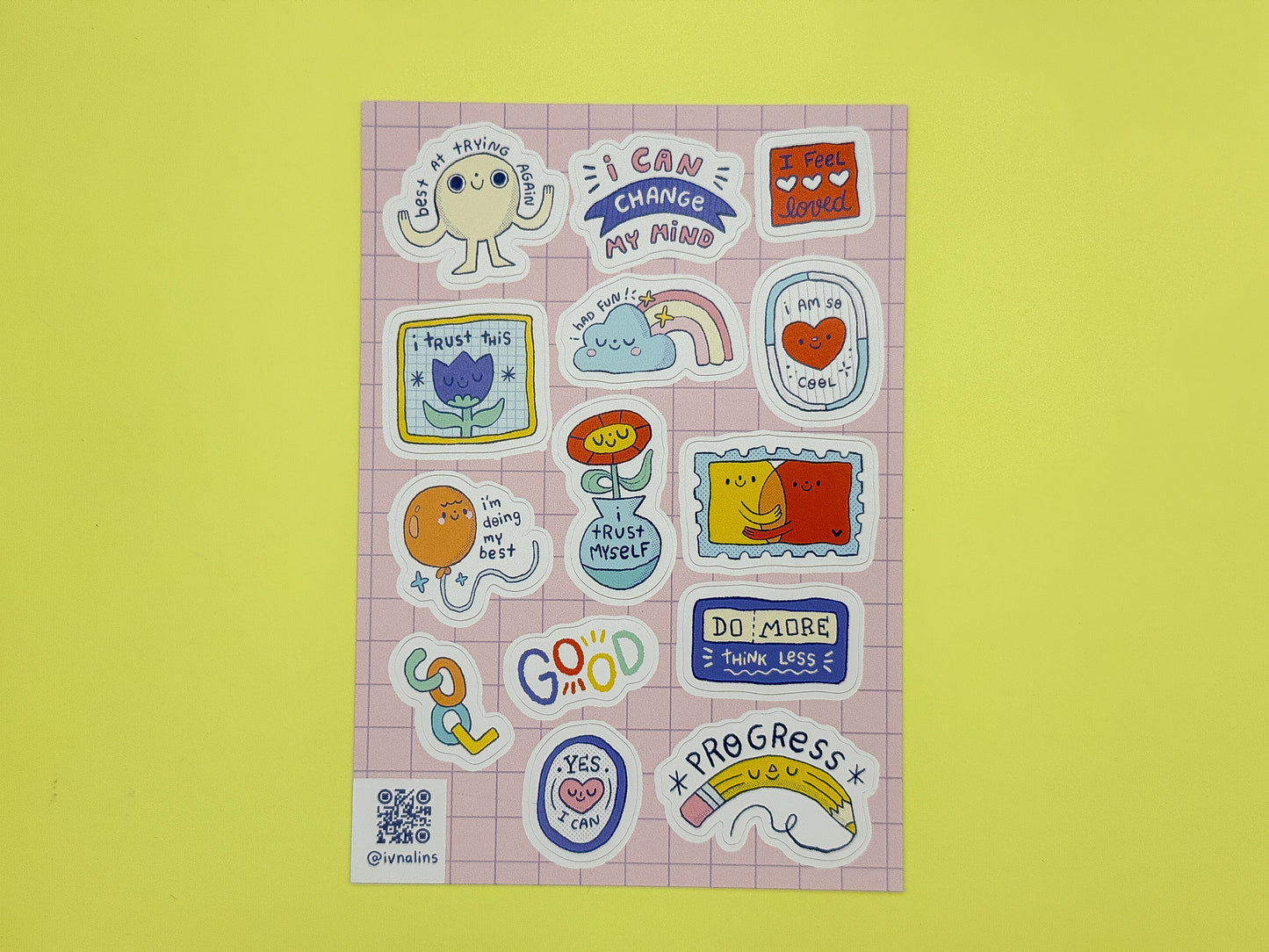 Self Care Sticker Sheet