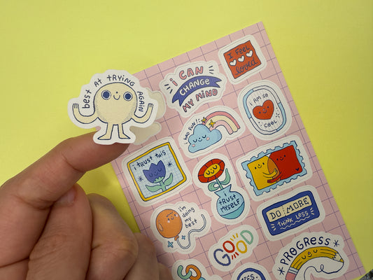 "Self Care" Sticker Sheet