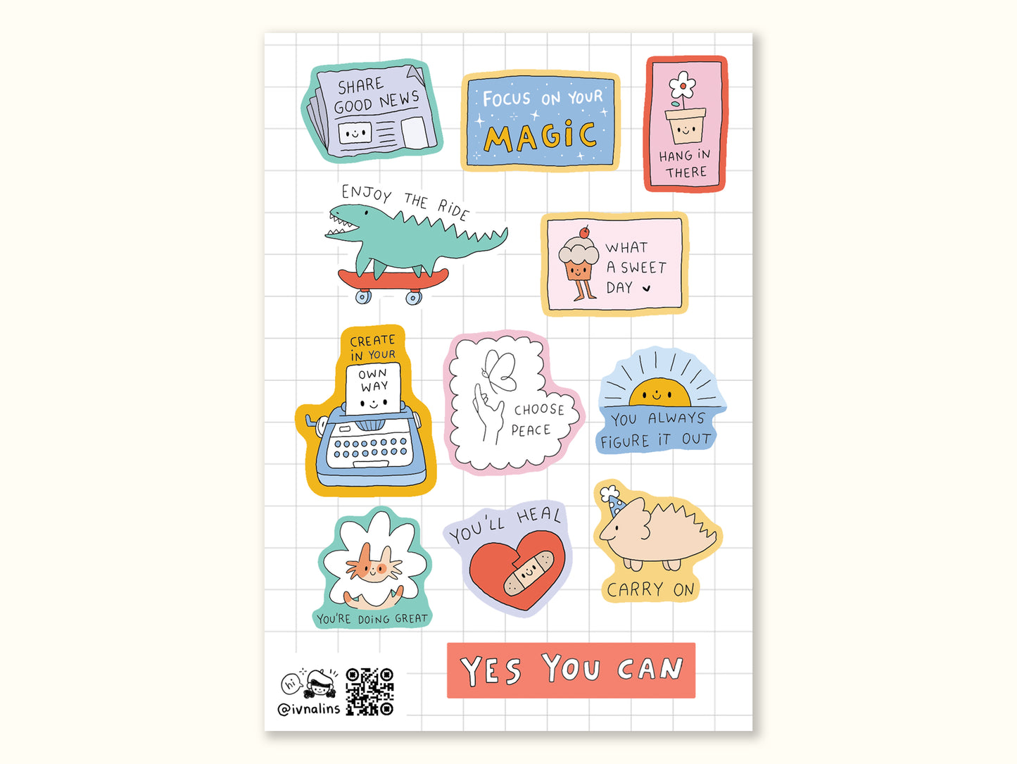 "Kindness" Sticker Sheet