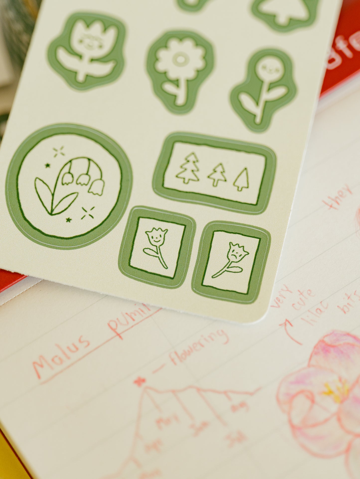 "Wildflowers" Mini Sticker Sheet