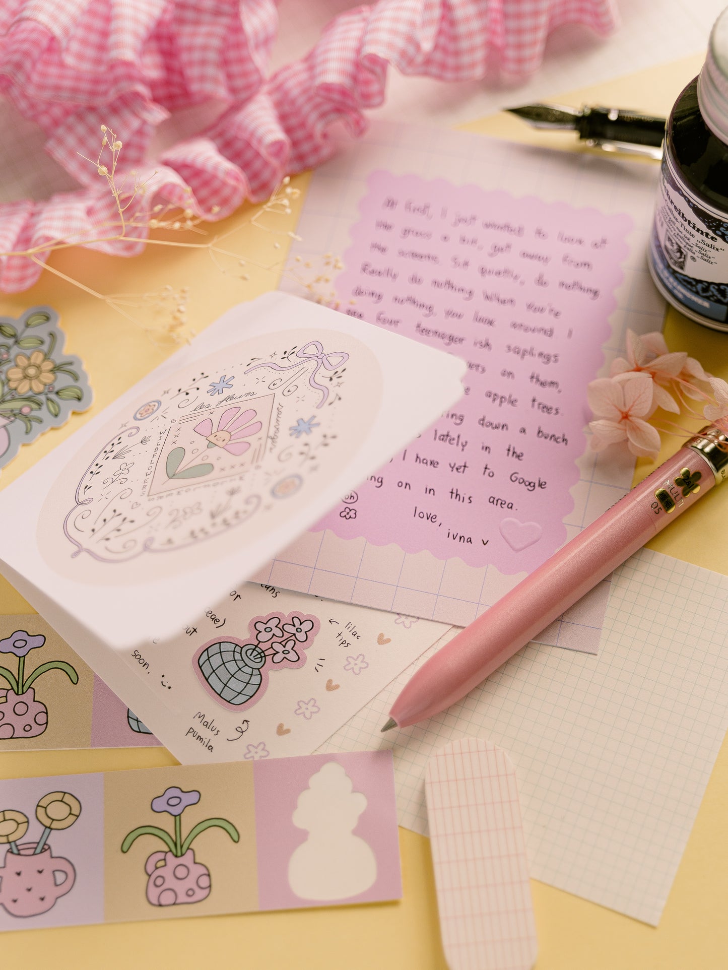 Wildflowers Stationery Set