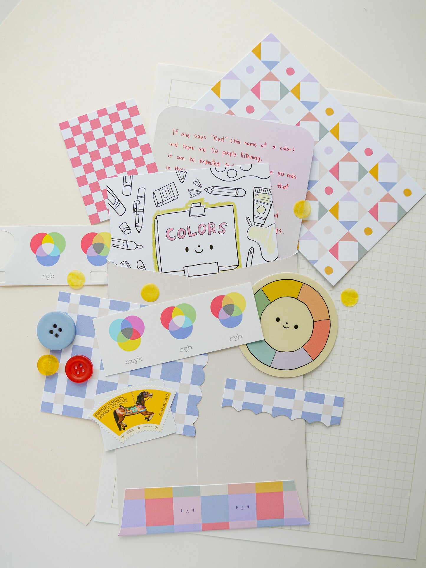 Color System Stationery Set