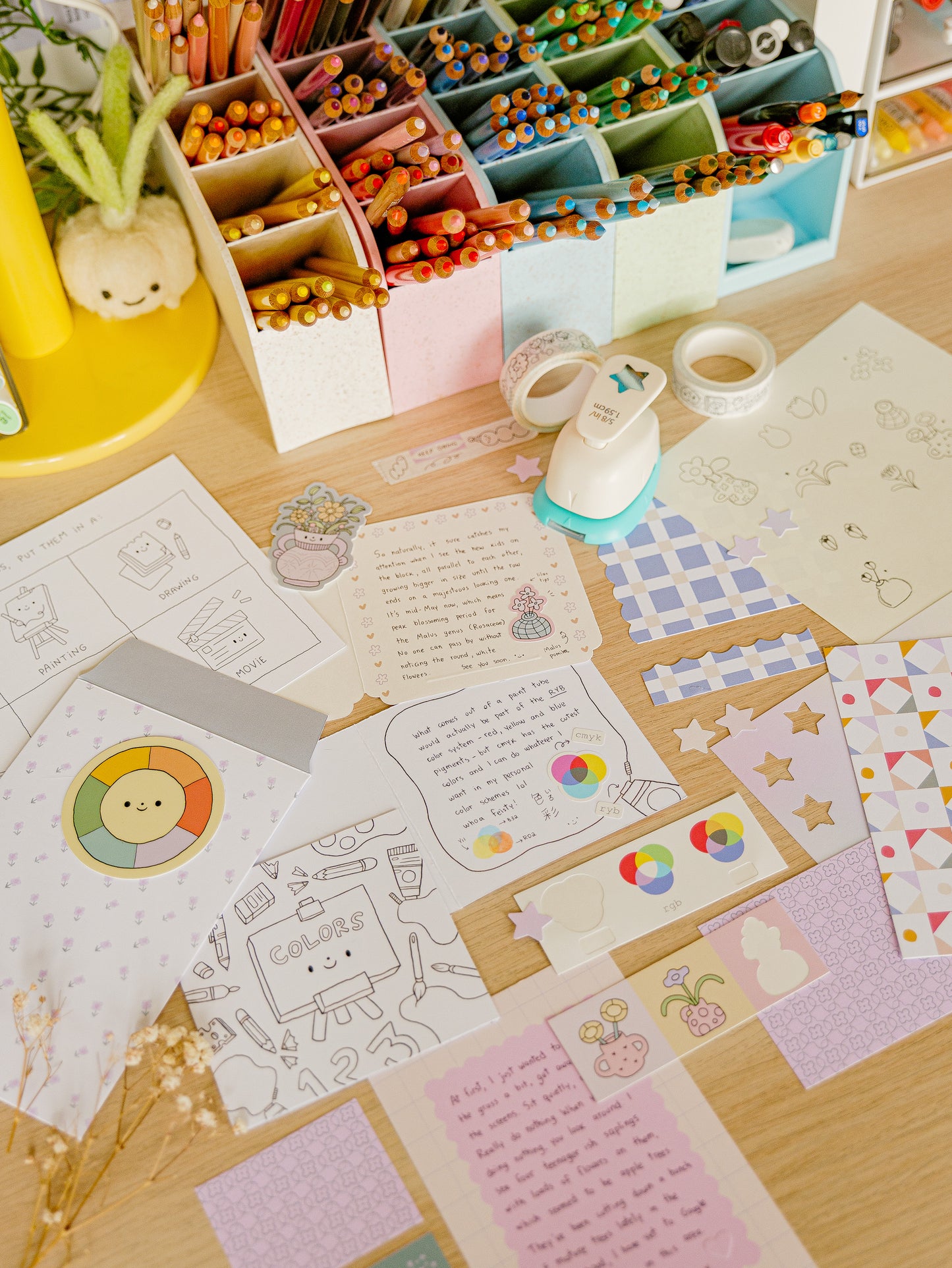 Color System Stationery Set