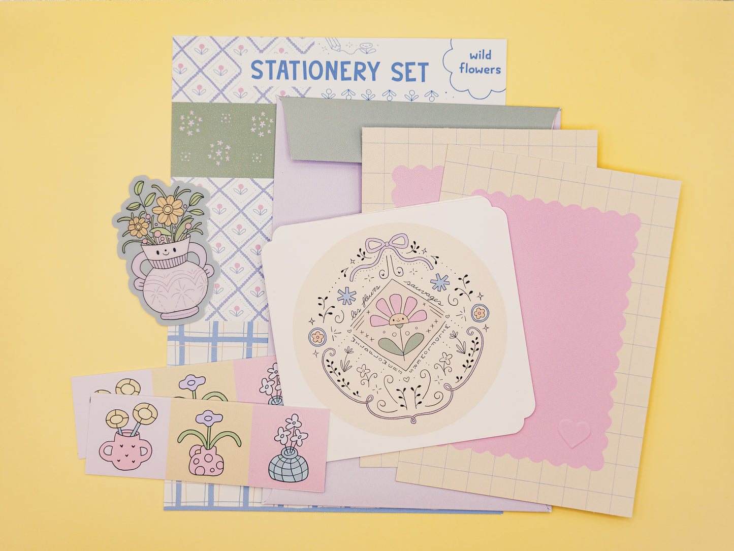 Wildflowers Stationery Set