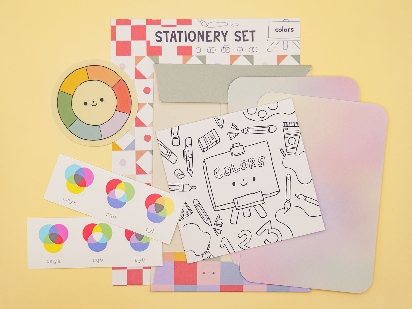 Color System Stationery Set