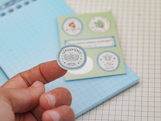 "Natural History" Mini Sticker Sheet