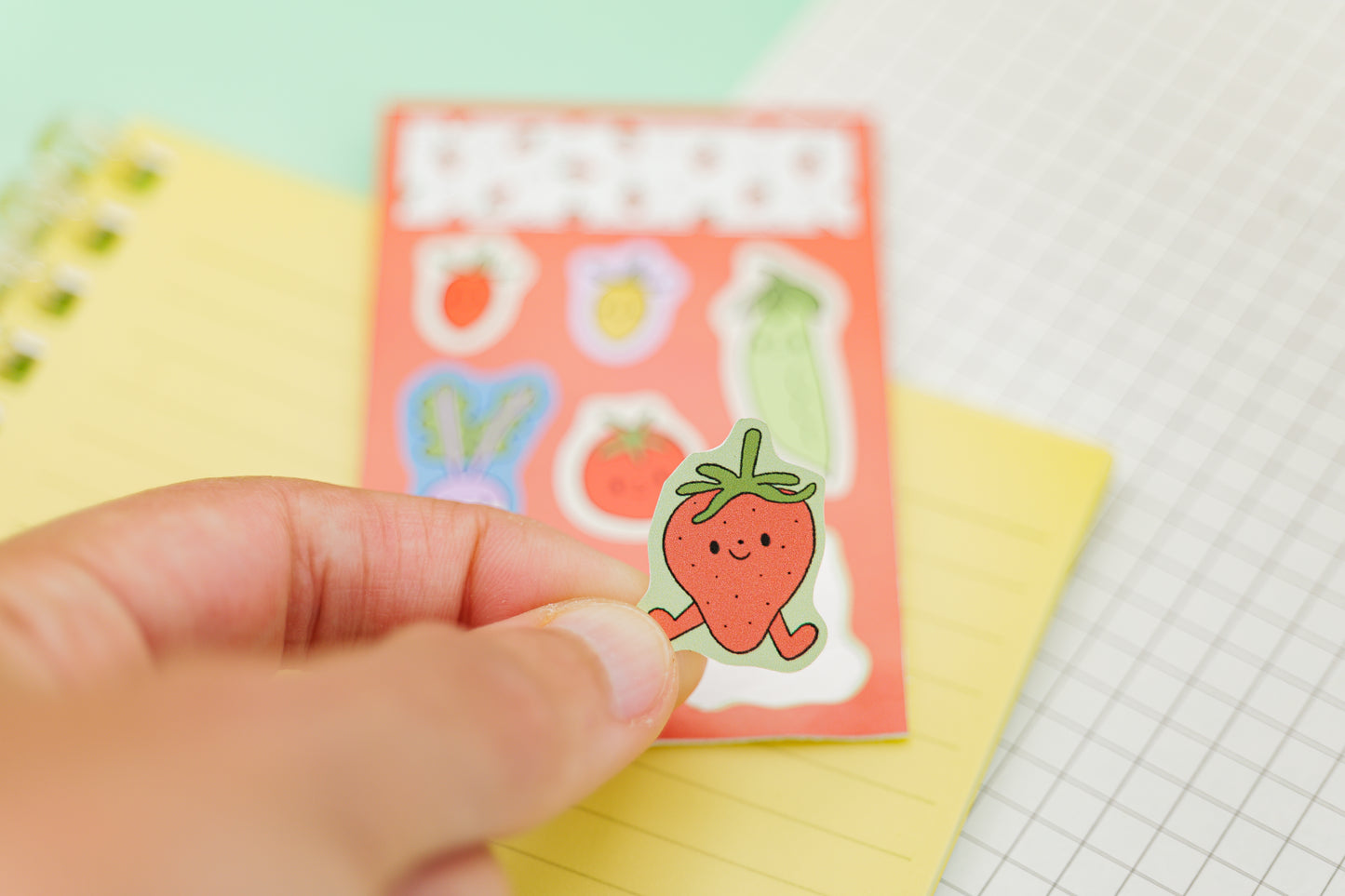 Garden Fruits & Veggies Mini Sticker Sheet