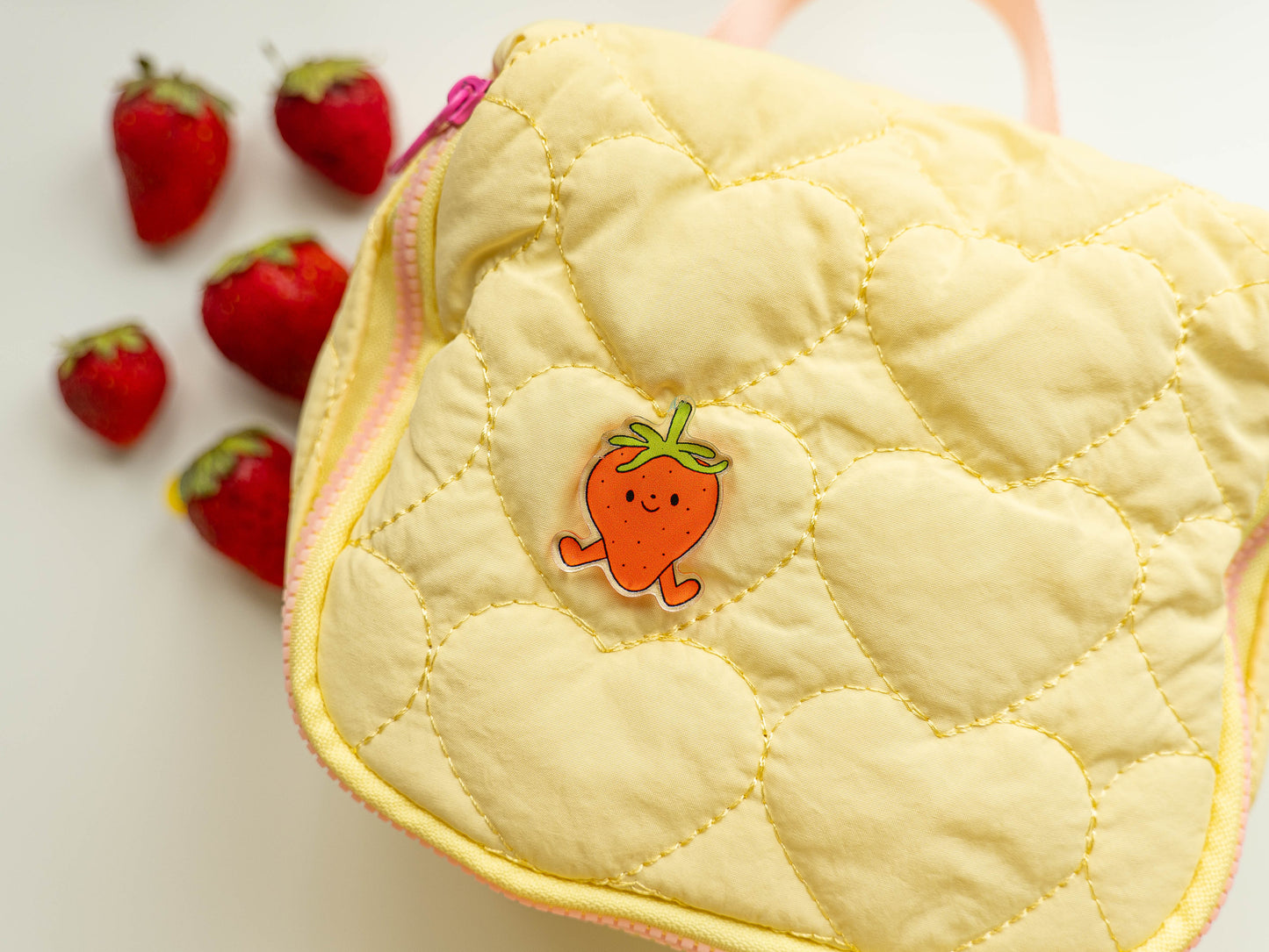 Strawberry Acrylic Pin