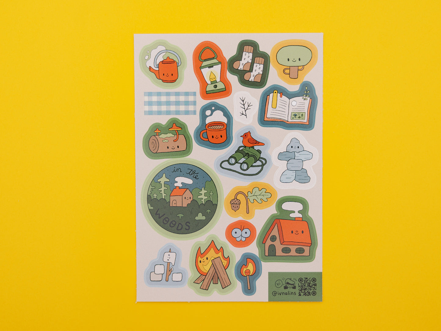 In The Woods Sticker Sheet
