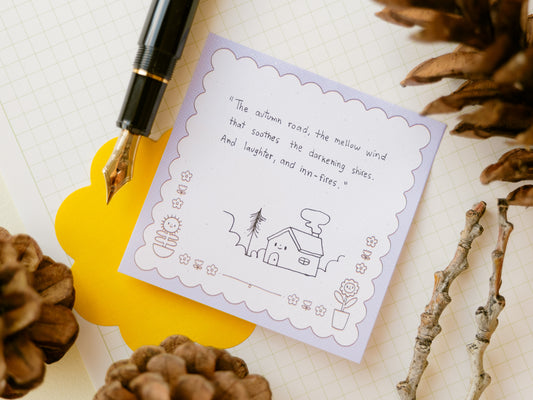 "Wildflowers" Sticky Notepad