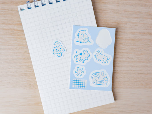 "Winter Wonderland" Mini Sticker Sheet