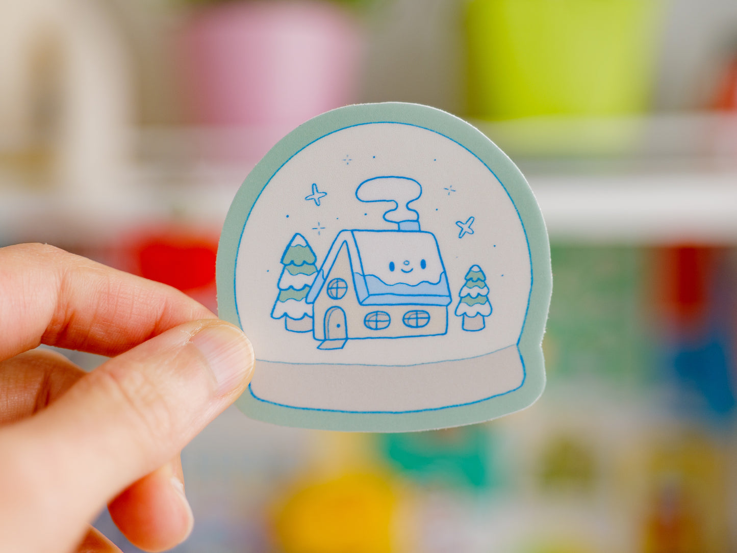 "Snow Globe" Sticker