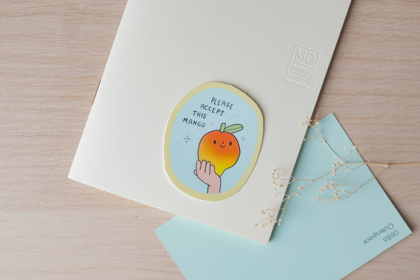 "Please Accept This Mango" Sticker