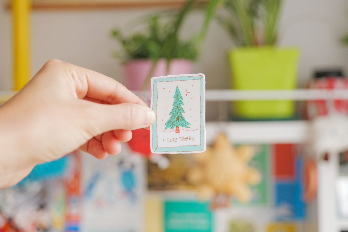 "I Like Trees" Sticker