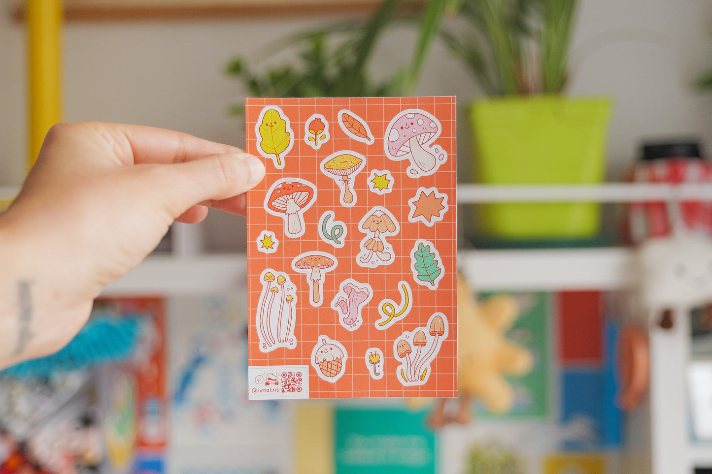 "Mushrooms" Sticker Sheet