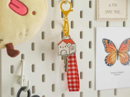 "House" Lanyard Keychain
