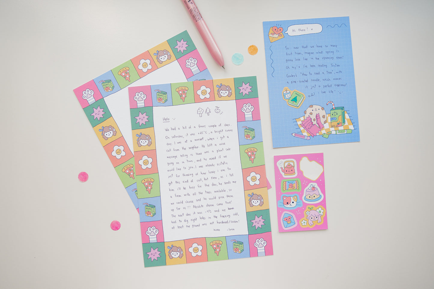 "Comfy" Letter Set