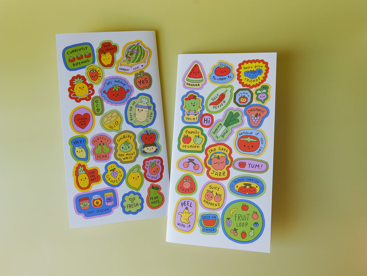 "Fruit Stickers" Sticker Release Book