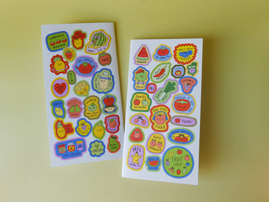 "Fruit Stickers" Sticker Release Book