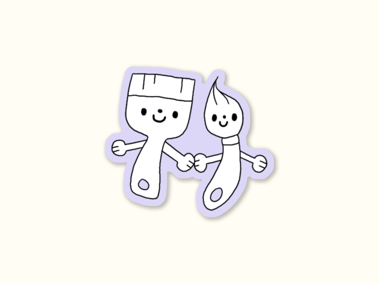 "Painting Buddies" Sticker