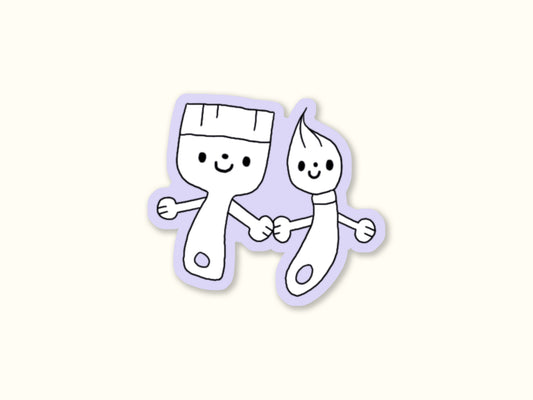 "Painting Buddies" Sticker