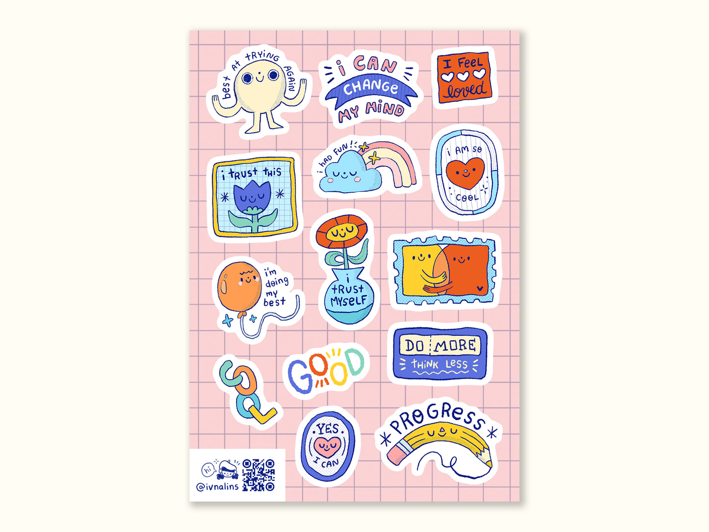 "Self Care" Sticker Sheet