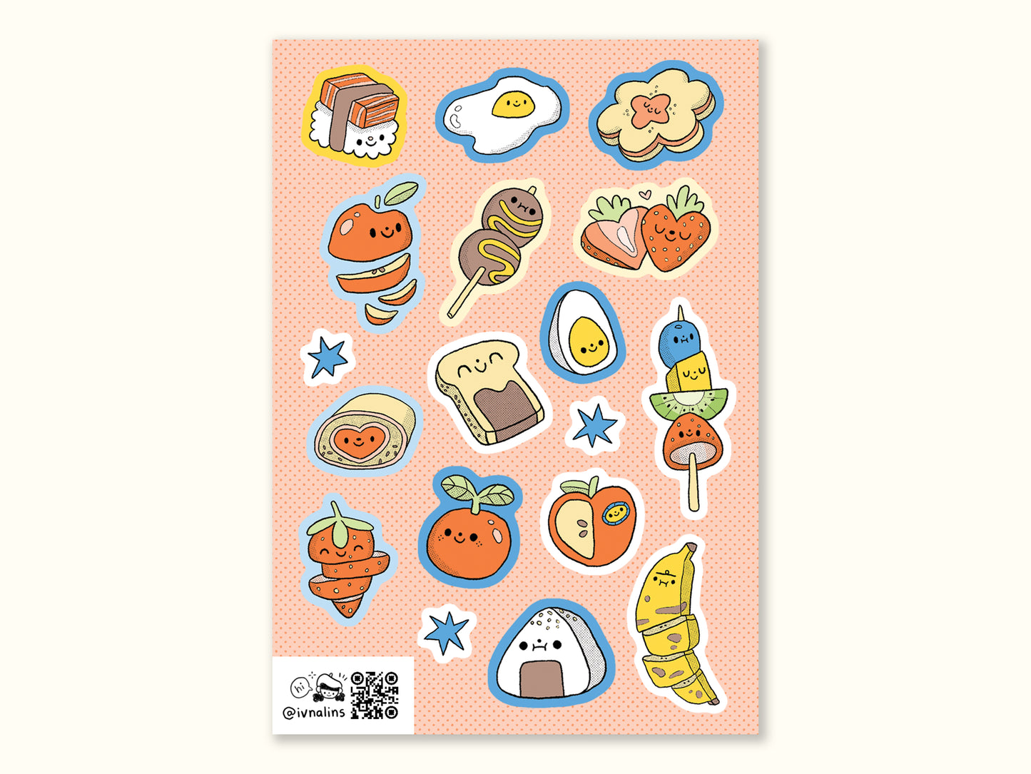 "Foodie" Sticker Sheet
